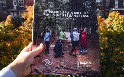 Première au Canada : une version française de Teaching Leave No Trace, actualisée et adaptée au contexte d’ici